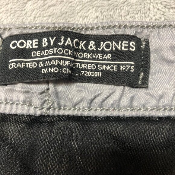 Jack & Jones Grey & Black Board Shorts Size Small - Picture 3 of 9